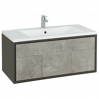 Тумба с умывальником Акватон Уэльс 100 1A2676K1WA6A0 100 см