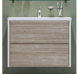 Тумба с умывальником Velvex Gesso 80.2Y tpGES.80.2Y-25.21 80 см