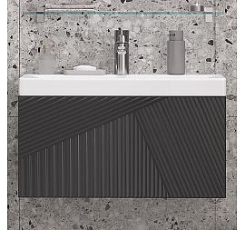 Тумба с умывальником Velvex Edge 70.1Y tpEDG.70.1Y-231 70 см