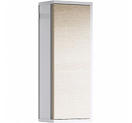 Шкаф навесной Aqwella 5 stars Miami Mai.04.25 25 см белый/дуб сонома