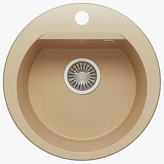 Мойка кухонная Polygran Atol-460 46 см бежевая