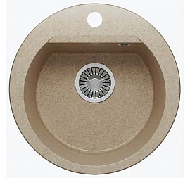Мойка кухонная Polygran Atol-460 46 см песочная