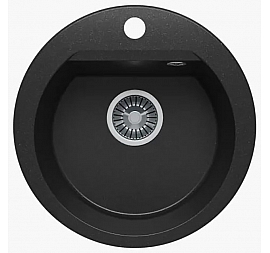 Мойка кухонная Polygran Atol-460 46 см черная