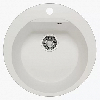 Мойка кухонная Polygran Atol-520 52 см белая