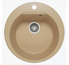 Мойка кухонная Polygran Atol-520 52 см бежевая