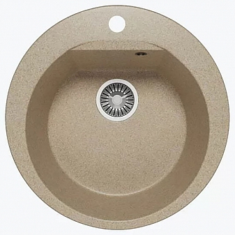Мойка кухонная Polygran Atol-520 52 см песочная