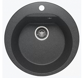 Мойка кухонная Polygran Atol-520 52 см черная