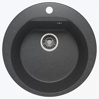 Мойка кухонная Polygran Atol-520 52 см черная