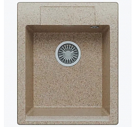 Мойка кухонная Polygran Argo-420 42 см песочная