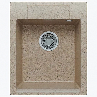Мойка кухонная Polygran Argo-420 42 см песочная