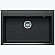Мойка кухонная Polygran Argo-760 76 см черная