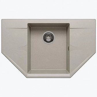 Мойка кухонная Polygran Riff-800 80 см серая