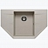 Мойка кухонная Polygran Riff-800 80 см серая