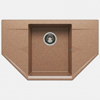 Мойка кухонная Polygran Riff-800 80 см терракотовая