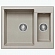 Мойка кухонная Polygran Brig-620 62 см серая