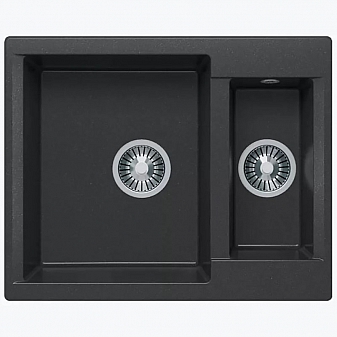 Мойка кухонная Polygran Brig-620 62 см черная