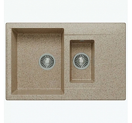 Мойка кухонная Polygran Brig-770 77 см песочная