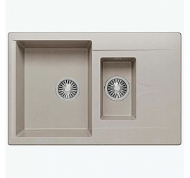 Мойка кухонная Polygran Brig-770 77 см серая