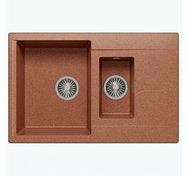 Мойка кухонная Polygran Brig-770 77 см терракотовая