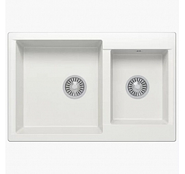 Мойка кухонная Polygran Brig-772 77 см белая