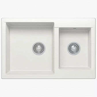 Мойка кухонная Polygran Brig-772 77 см белая