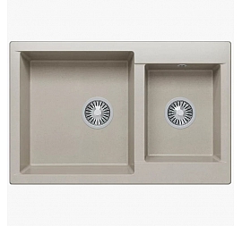 Мойка кухонная Polygran Brig-772 77 см серая