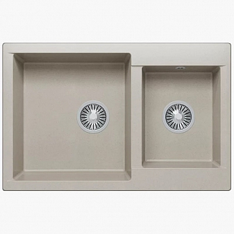 Мойка кухонная Polygran Brig-772 77 см серая