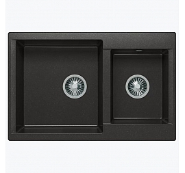 Мойка кухонная Polygran Brig-772 77 см черная