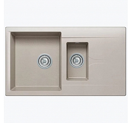 Мойка кухонная Polygran Brig-870 87 см серая