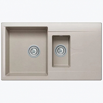 Мойка кухонная Polygran Brig-870 87 см серая