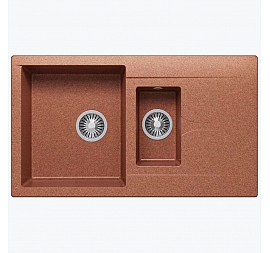 Мойка кухонная Polygran Brig-870 87 см терракотовая