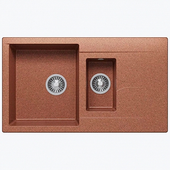 Мойка кухонная Polygran Brig-870 87 см терракотовая