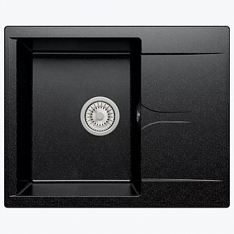 Мойка кухонная Polygran Gals-620 62 см черная