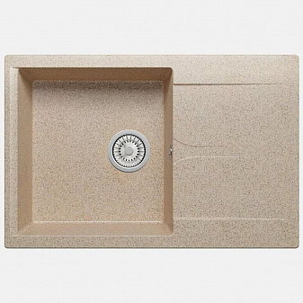 Мойка кухонная Polygran Gals-760 76 см песочная