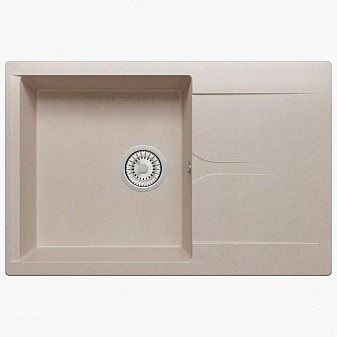 Мойка кухонная Polygran Gals-760 76 см серая