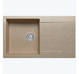 Мойка кухонная Polygran Gals-860 86 см песочная