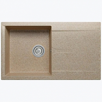 Мойка кухонная Polygran Gals-860 86 см песочная