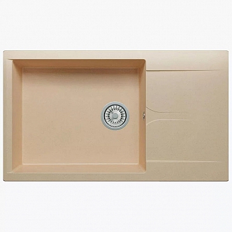 Мойка кухонная Polygran Gals-862 86 см бежевая