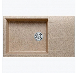 Мойка кухонная Polygran Gals-862 86 см песочная