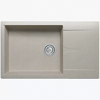 Мойка кухонная Polygran Gals-862 86 см серая