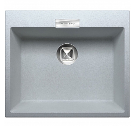 Мойка кухонная Tolero Loft TL-580 58 см серый металлик