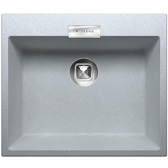 Мойка кухонная Tolero Loft TL-580 58 см серый металлик