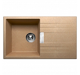 Мойка кухонная Tolero Loft TL-750 75 см бежевая