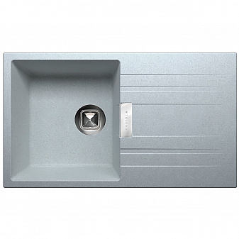 Мойка кухонная Tolero Loft TL-750 75 см серый металлик