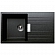 Мойка кухонная Tolero Loft TL-750 75 см черная
