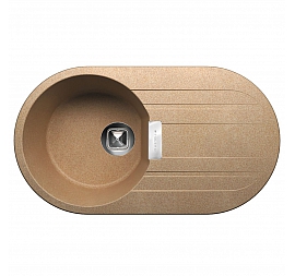 Мойка кухонная Tolero Loft TL-780 78 см бежевая