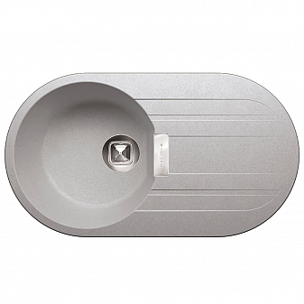 Мойка кухонная Tolero Loft TL-780 78 см серый металлик