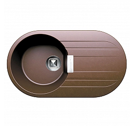 Мойка кухонная Tolero Loft TL-780 78 см коричневая