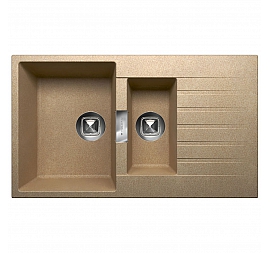 Мойка кухонная Tolero Loft TL-860 86 см бежевая