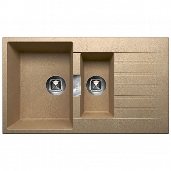 Мойка кухонная Tolero Loft TL-860 86 см бежевая